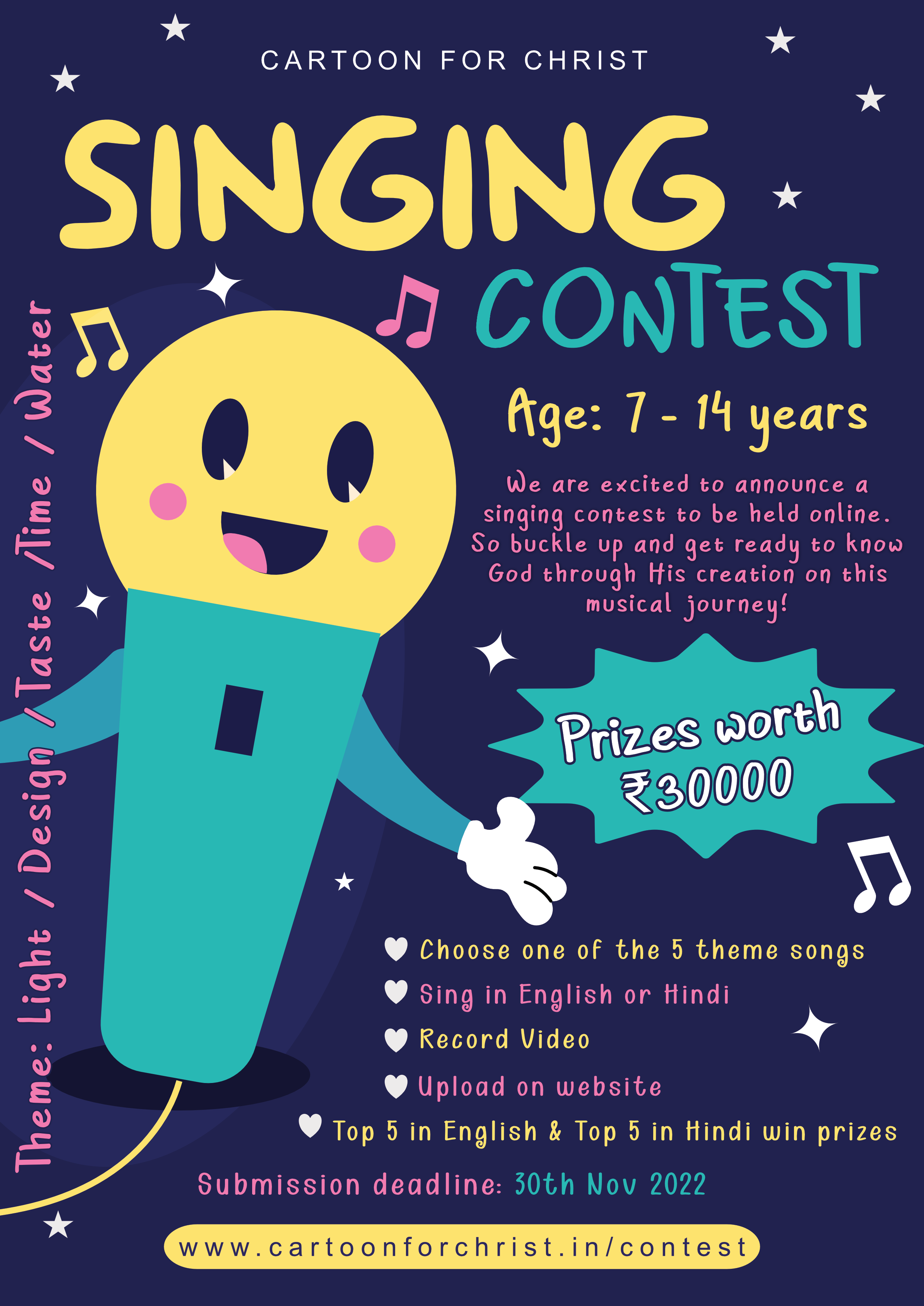 Singing contest - CARTOON FOR CHRIST